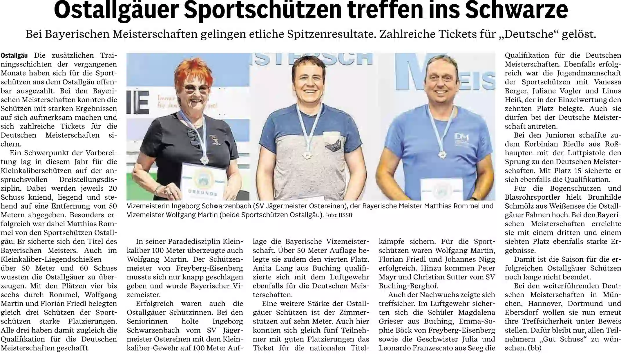 2026-08-04_Fussener_Zeitung_Ostallgauer_Sportschutzen_treffen_ins_Schwarze